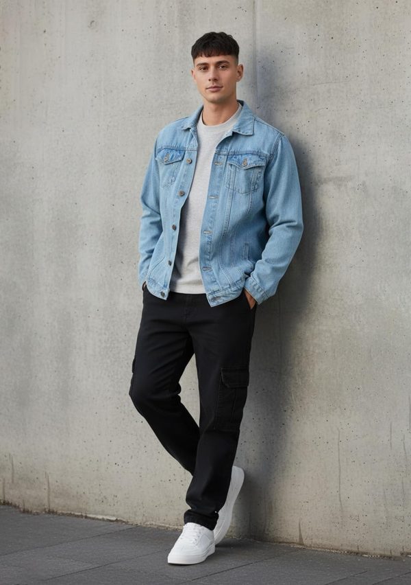 img-21d4ed299ab21c1cefb0 Men's Denim Trucker Jacket