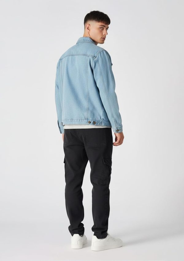 img-3de29f68df85f76c17aa Men's Denim Trucker Jacket