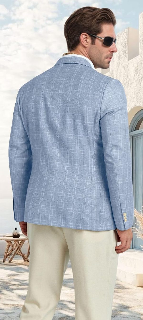 img-49666934d0566d632d7c Men's Plaid Blazer Jacket