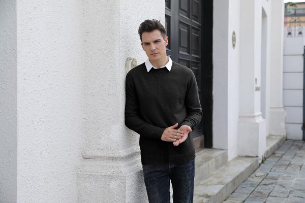 img-74a10174b858dab4c3fd Men's Classic Crewneck Sweater