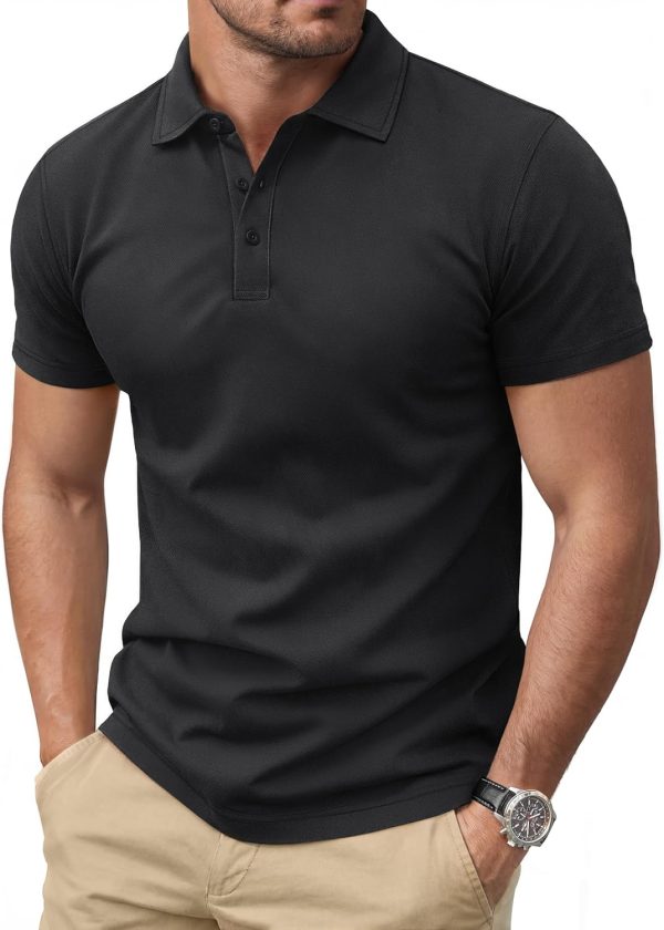 img-7526b4e5a149c53a6e3a Men's Classic Cotton Polo Shirt