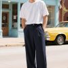 img-96c658f6b6d50cb9bab5 Men's Pleated Wide Leg Trousers