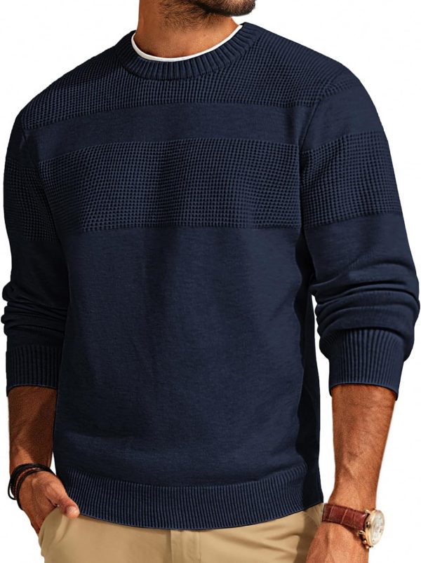 img-a5c9e9608585532d83e8 Men's Textured Knit Sweater