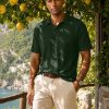img-afcce5de61e2619fd2bf Men's Textured Knit Polo Shirt