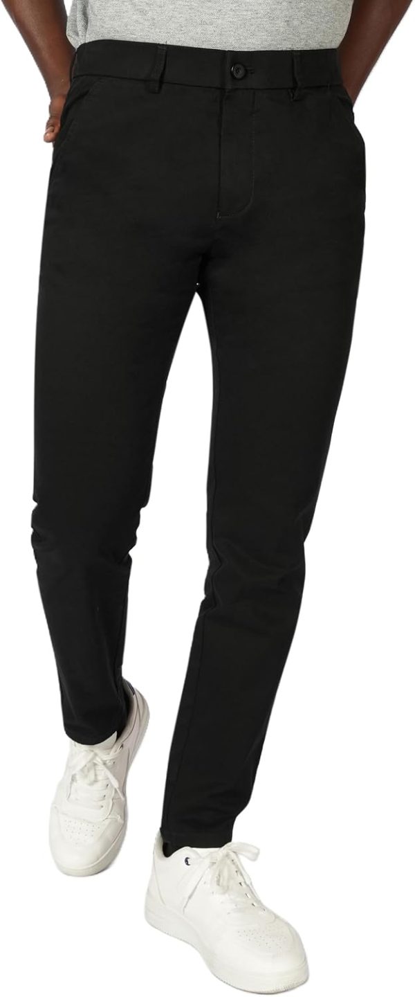 img-b6a7cad4a590ad8e8a48 Men's Slim Fit Khaki Trousers
