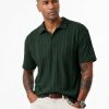img-c0ffa9985d3ecbadd74c Men's Textured Knit Polo Shirt