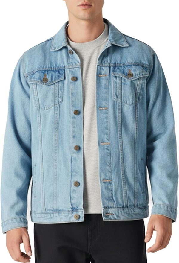 img-d34677437ecaf84ead1f Men's Denim Trucker Jacket