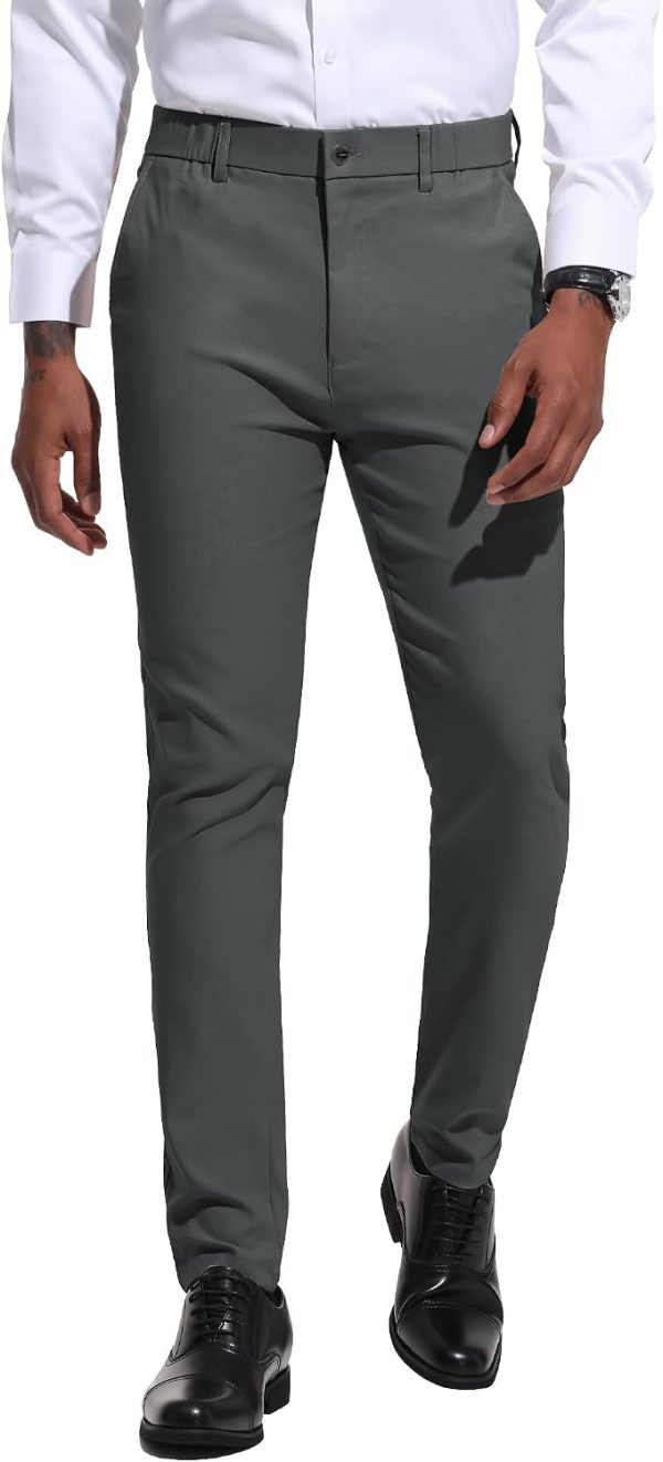 img-e13c8a0368453fbf2ff3 Men's Stretch Slim Fit Chino Trousers