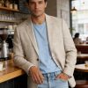 img-e8291a120d204b99f536 Men's Linen Blazer Jacket