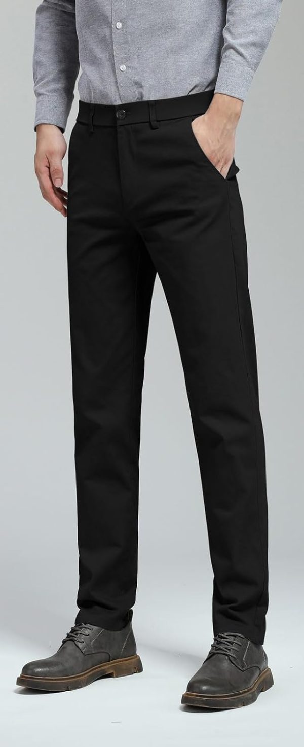 img-e8ea92907254b651d372 Men's Slim Fit Khaki Trousers
