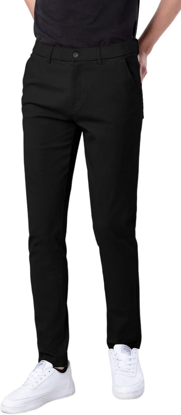 img-ec52b4d66d5caf0ba677 Men's Slim Fit Khaki Trousers