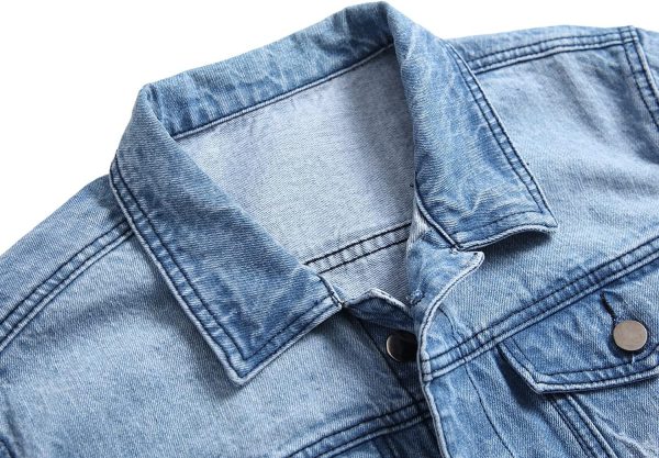 img-f12b824f2965eab5ac44 Men's Distressed Denim Jacket